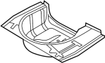 8E0802088Q Floor Pan (Rear)