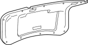 3B5867605E8JS Deck Lid Trim