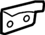 View Bracket. Brake. Mount. (Front, Rear, Upper, Lower) Full-Sized Product Image