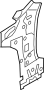 View Bracket. Jack. Pad. Body A - Pillar Reinforcement.  Full-Sized Product Image