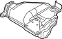 View Exhaust Heat Shield. Turbocharger Mount Heat Shield.  Full-Sized Product Image