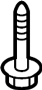 View Bolt. Mount. Support. (Front, Rear) Full-Sized Product Image