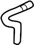 View Engine Coolant Overflow Hose Full-Sized Product Image 1 of 1