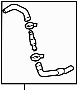 View Engine Coolant Hose Full-Sized Product Image 1 of 1