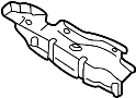 View Shield. Heat. Exhaust. (Rear) Full-Sized Product Image