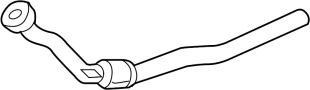 3B0254350B Exhaust Intermediate Pipe. (Front)