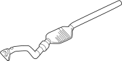 View Catalytic Converter (Front) Full-Sized Product Image
