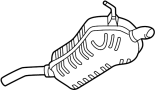 View Exhaust Muffler (Rear) Full-Sized Product Image 1 of 2