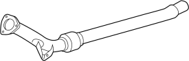 3B7253302E Pipe. Exhaust. (Front)