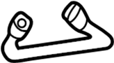 View Seat Belt Guide (Upper) Full-Sized Product Image 1 of 1