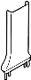 View Door Pillar Post Trim Set (Lower) Full-Sized Product Image 1 of 2