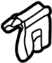View Trim. Panel. Clip. Quarter. Clamp. Body C - Pillar. (Upper) Full-Sized Product Image 1 of 2
