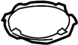 View Fuel Tank Sending Unit Lock Ring Full-Sized Product Image 1 of 1