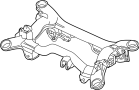 View SUSPENSION. Crossmember. Subframe.  Full-Sized Product Image 1 of 3
