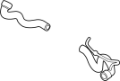 View Radiator Coolant Hose (Upper) Full-Sized Product Image