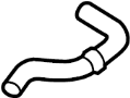 View Engine Coolant Overflow Hose. Reservoir Hose.  Full-Sized Product Image