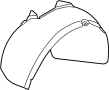 View Fender Splash Shield (Front, Rear, Lower) Full-Sized Product Image 1 of 1