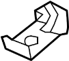 View Bracket. Brake. Support. Rail. (Front, Rear, Upper, Lower) Full-Sized Product Image