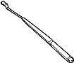 View Windshield Wiper Arm (Front) Full-Sized Product Image