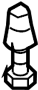 View Rivet. Shield. Molding. Rocker. (Rear) Full-Sized Product Image