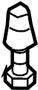 View Rivet. Shield. Molding. Rocker. (Rear) Full-Sized Product Image