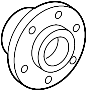 3G0598611A Wheel Bearing and Hub Assembly (Rear)
