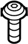 View Headlight. Bolt. Screw. (Upper) Full-Sized Product Image