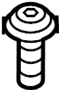 View Headlight. Bolt. Screw. (Upper) Full-Sized Product Image
