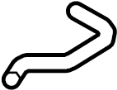 View Engine Coolant Overflow Hose. Reservoir Hose.  Full-Sized Product Image