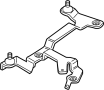 View Bracket. Air. Cleaner. Mass Flow Sensor. Mount. Retainer plate.  Full-Sized Product Image