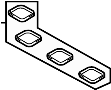 View Engine Intake Manifold Gasket. Fuel Injection Plenum Gasket.  Full-Sized Product Image