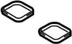 View Engine Intake Manifold Gasket. Fuel Injection Plenum Gasket.  Full-Sized Product Image