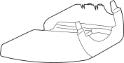 View Steering Column Cover (Lower) Full-Sized Product Image