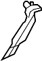 View Interior Door Pull Handle Full-Sized Product Image 1 of 2