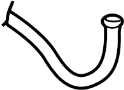 View Fuel Filler Housing Drain Hose Full-Sized Product Image