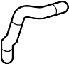 View Radiator Coolant Hose (Upper) Full-Sized Product Image