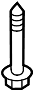 View Bolt. Cradle. Mount. Engine. Suspension Crossmember. (Lower) Full-Sized Product Image