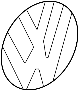 View Deck Lid Emblem Full-Sized Product Image