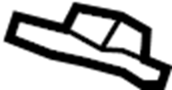 View Engine Timing Cover Clip (Upper) Full-Sized Product Image