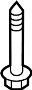 View Bolt. Cradle. Mount. Engine. Suspension Crossmember. (Lower) Full-Sized Product Image