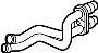 View HVAC Heater Hose Outlet Tube Full-Sized Product Image