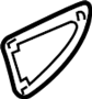 View Gasket. Outside. Packing. Handle. Exterior.  Full-Sized Product Image