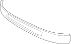 7D0853662F Grille Molding (Rear, Lower)