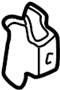 View A/C Refrigerant Line Clip Full-Sized Product Image 1 of 1