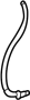 7D2823531 Hood Release Cable
