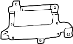 701907369 ABS Control Module Bracket