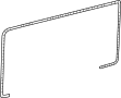 View Side Glass Weatherstrip Full-Sized Product Image