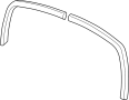 View Liftgate Trim (Upper) Full-Sized Product Image 1 of 1