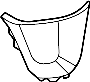 View Steering Wheel Trim (Front, Lower) Full-Sized Product Image