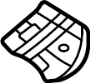 View End plate filler. FILLRPLATE.  Full-Sized Product Image 1 of 1